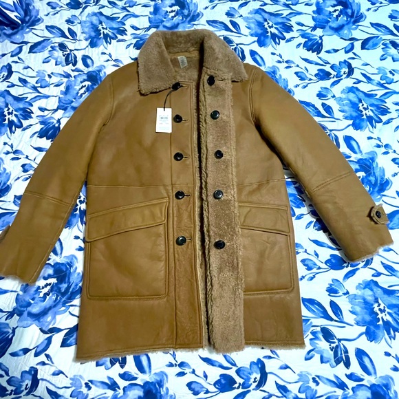 Coach Reversible Shearling Coat - Picture 1 of 6
